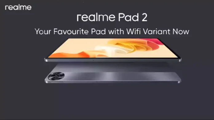 Wi-Fi variant of Realme Pad 2 will be launched in India.
